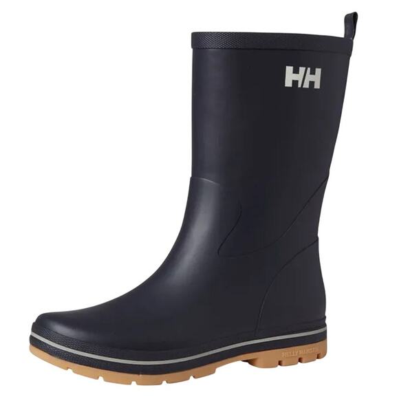 Helly Hansen Mens Midsund 3 Boot US 8 EU 41 Navy Blue Waterproof Rubber NIB - Picture 1 of 12